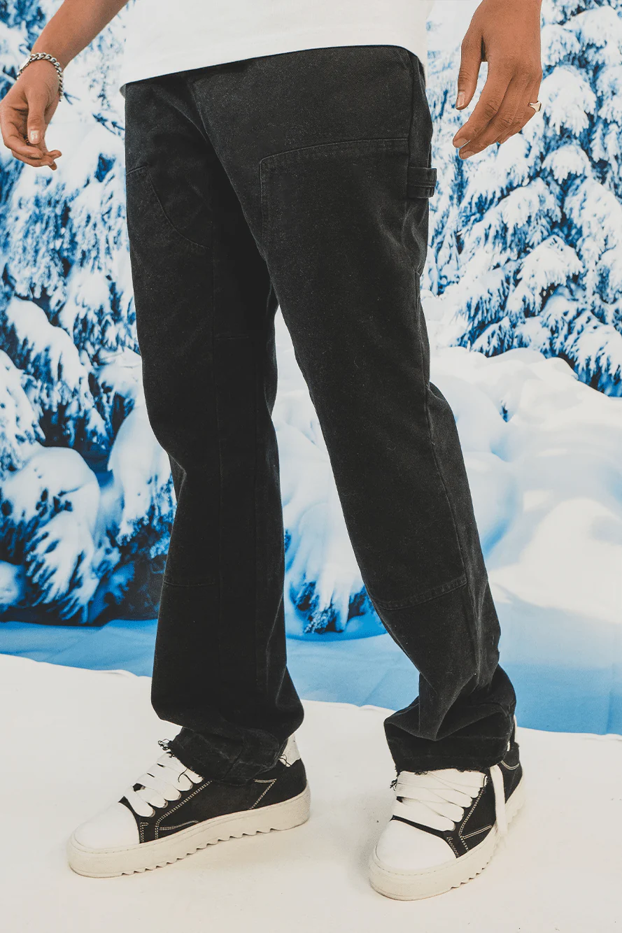 Black Carpenter Cargos